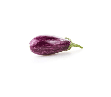 Oval Çizgili (Alacalı) Patlıcan